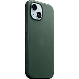 Чохол FineWoven Case with MagSafe для iPhone 15 Evergreen AAA [94495] - мініатюра 2