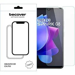 Захисне скло BeCover для Tecno Spark Go 2023 (BF7) 3D Crystal Clear Glass (709263)