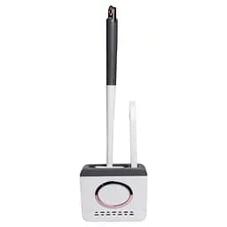 Комплект аксесуарів для туалету з підставкою, темно-сірий Household Cleaning Products HP-35015-48DG
