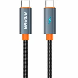 Дата кабель Amaya CC58 Type-C to Type-C 60W (1m) Gray