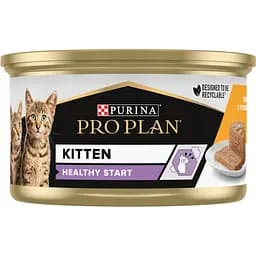 Вологий корм Purina Pro Plan Kitten Healthy Start для кошенят з куркою 85 г (12458617) - мініатюра 3