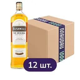 Упаковка виски Bushmills Original Irish Whiskey 40% 12 л (1 л х 12 шт.)