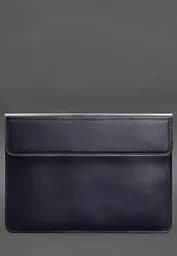 Шкіряний чохол-конверт BlankNote на магнітах для MacBook Pro 16" Темно-синій - мініатюра 2