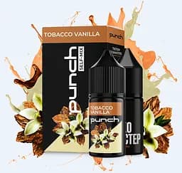 Набір компонентів для самозамісу сольової заправки Punch 15 мл Tobacco Vanilla Тютюн, 0-65 мг.