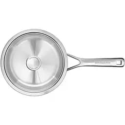 Ківш KitchenAid Multi-Ply Stainless Steel з кришкою 18 см 2.1 л (CC003257-001) - мініатюра 3
