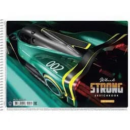 Альбом для малювання Star Зелений автомобіль для хлопчиків 30 аркушів (PB-SC-030-441)