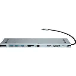 Док-станція адаптера Baseus Enjoyment Series Type-C Notebook HUB Adapter CATSX-F0G Grey