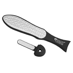 Тертка для п'ят Salon Professional Footfile 5800 лазерна професійна двостороння пемза для педикюру