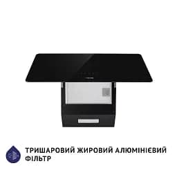 Витяжка декоративна похила Minola HVS 5224 BL 700 LED - мініатюра 6