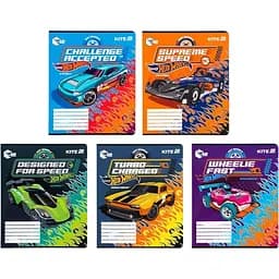 Набор тетрадей Kite Hot Wheels 12 листов в линию 25 шт. (HW25-234)