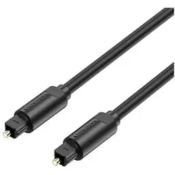 Кабель мультимедийный Optical Toslink 1.0m black Vention (BAEBF)