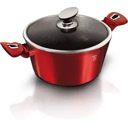 Каструля з кришкою Berlinger Haus Metallic Line Burgundy Edition 4.1 л червона (BH 1257N) - мініатюра 3