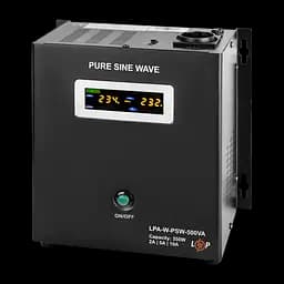 ДБЖ з правильною синусоїдою 12V LPA-W-PSW-500VA(350Вт) 2A/5A/10A - мініатюра 5