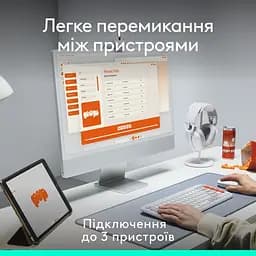 Миша бездротова Logitech Pop Mouse with Emoji Graphite (910-007412) - мініатюра 6