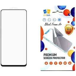 Стекло защитное Drobak Xiaomi Redmi 12 Black Frame A+ (535385)