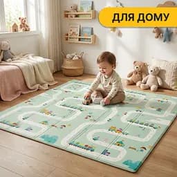 Дитячий ігровий килимок LEOBRO 180 x 200 x 1 см (LB-1038) - мініатюра 6