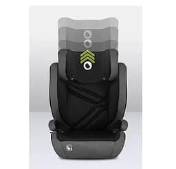 Автокрісло Lionelo Hugo I-Size Black Grey, 15-36 кг, сіре (LO-HUGO I-SIZE BLACK GREY) - мініатюра 5
