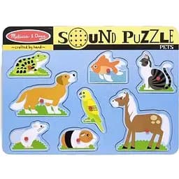Звуковий пазл Melissa&Doug Домашні тварини (MD730)