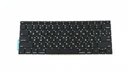 Клавіатура для ноутбука APPLE (MacBook Pro Retina: A1708 (2016-2017)) rus, black, SMALL Enter, підсвічування клавіш(оригінал) - мініатюра 2