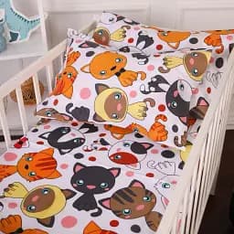 Наволочка MirSon Бязь 20-0035 Colored kittens 40х40 см (2200010269864)