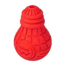 Игрушка для собак Waudog Лампочка резиновая GiGwi Bulb Rubber резина M красная