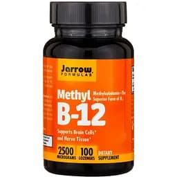 Витамины и минералы Jarrow Formulas Methyl B-12 2500 мкг 100 леденцов Тропик
