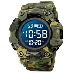 Наручний годинник чоловічий Skmei Kamo Green Мілітарі (2794)