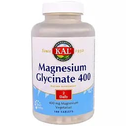 Магній гліцинат KAL Magnesium Malate 400 мг 180 таблеток