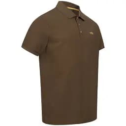 Теніска поло Blaser Active Outfits Solid Polo Shirt 2XL Dark brown - мініатюра 4