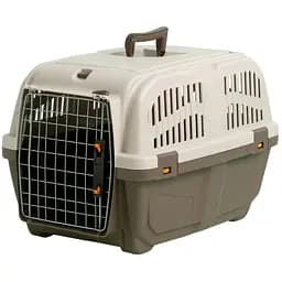 Переноска Trixie Skudo 3 для собак до 24 кг пластиковая коричневая 40x39x60 см 