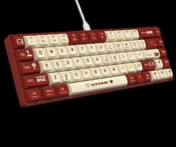 Клавіатура Ajazz AK680 Wired Red Switch RGB White Red