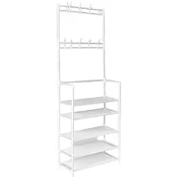 Підлогова вішалка Supretto для одягу з полицями для взуття (8207)