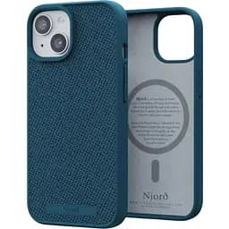 Чехол-накладка Njord Fabric MagSafe Case Deep Sea для iPhone 15 (NA51FA01)