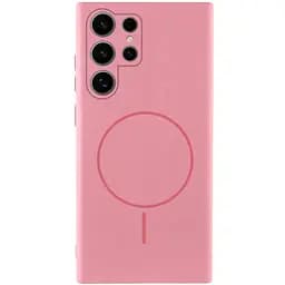 Чохол Lakshmi Silicone Cover Full Camera AA with MagFit для Samsung Galaxy S26 Ultra Рожевий/Light pink