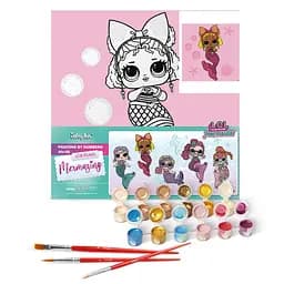 Картина за номерами "L.O.L. Surprise! Mermaids Queen Bee" Ідейка KHO6265, 40х40 см - мініатюра 2