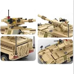 Конструктор WANGE броньована машина  Страйкер  Stryker 3513 військова техніка мобільна самохідна гармата , 458 деталей - мініатюра 4