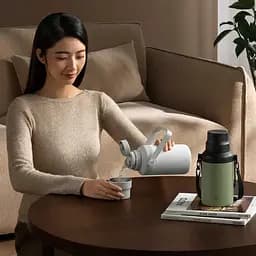 Термос MiJia Big Belly Thermos Cup 1L White (MJDDB01PL) [147167] - мініатюра 3