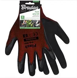 Рукавички захисні Bradas FLASH GRIP RED латекс розмір 9 RWFGRD9 - мініатюра 2