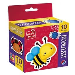 Детский набор магнитов "Насекомые" Vladi Toys VT3106-32, 10 магнитов