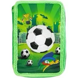 Пенал школьный C 60688-2 с двумя отделениями и набором канцтоваров