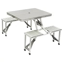 Складний стіл Bo-Camp Picnic Aluminium (1404579), Сріблястий