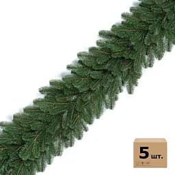 Хвойні гірлянди Hvoya Lux литі зелені (5 шт. x 2 м)