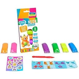 Набор теста для лепки Lovin Neon Assorted 41197, 6 цветов