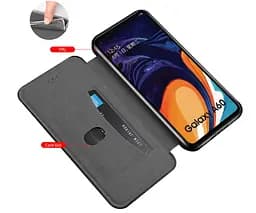 Чехол-книжка Primolux Besus для Samsung Galaxy A60 (SMA606) Black - мініатюра 3