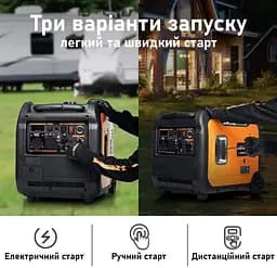 Генератор інверторний MaXpeedingRods 5.5 кВт Електричний старт/Дистанційний старт/Ручний стартер MXR5500 - мініатюра 9
