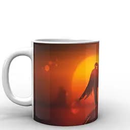 Кухоль GeekLand Зоряні війни Мандалорець захід сонця Star Wars The Mandalorian TM.04.11 330 мл білий