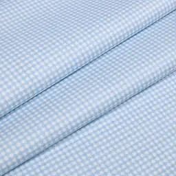 Комплект постільної білизни Cosas Blue check Підлітковий блакитний (BlueCheck_El90-52Grey_155) - мініатюра 10