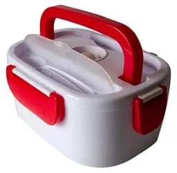 Автомобільний ланч-бокс з підігрівом Electronic Lunchbox від прикурювача термос для їжі 1 л Червоний - мініатюра 2