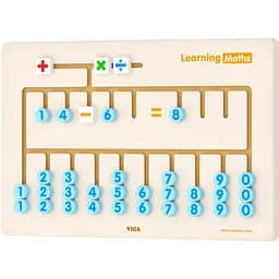 Навчальна іграшка Viga Toys Бізіборд Математика (50675FSC)