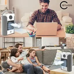 Охолоджувач повітря Bluetooth колонка 3в1 акумуляторний 2000mAh Carruzzo Q95D - мініатюра 8
